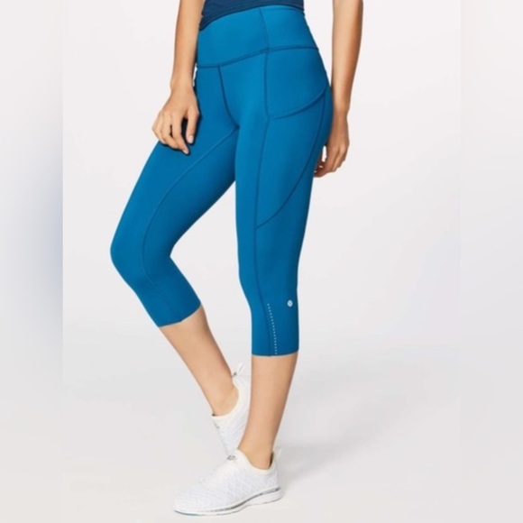 lululemon athletica Pants - Lululemon Size 10 Athletica Blue Leggings for Active Wear